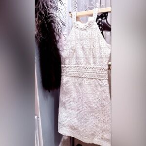 Lilly Pulitzer White Floral Lace Dress